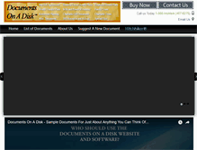 Tablet Screenshot of documentsonadisk.com